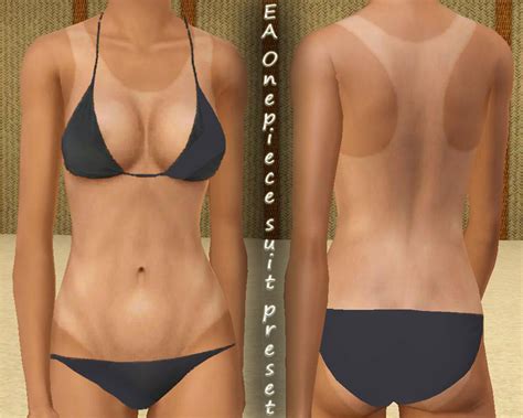 Mod The Sims Tan Lines Just In Time For Seasons