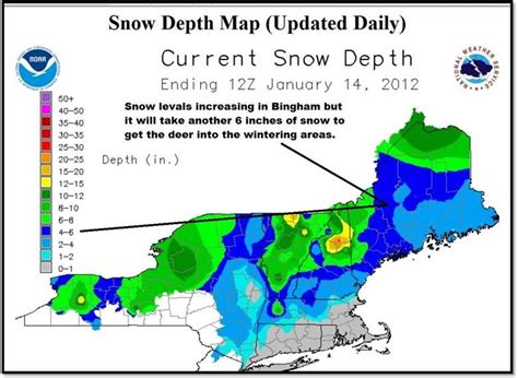 26 Maine Snow Depth Map Maps Online For You