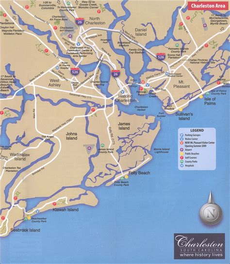 Map Of Charleston South Carolina Area Ailina Laurette