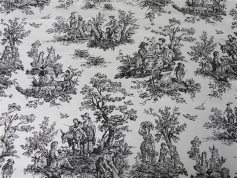 Free Download Ch22508 Black And White Toile Wallpaper Traditional