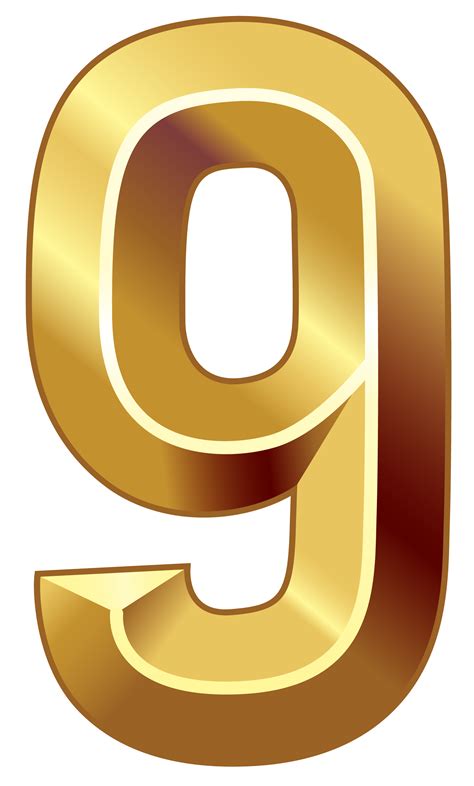 9 Number PNG Free Download | PNG Mart