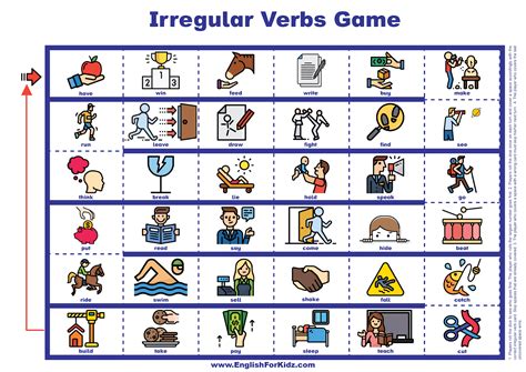 Regular And Irregular Verbs Games