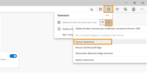 Abilitare Lestensione Adobe Acrobat Per Microsoft Edge