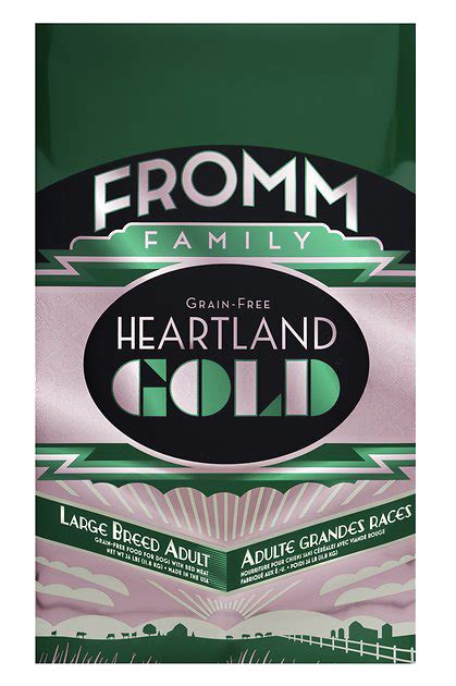 Or more as an adult). Fromm Heartland Gold Grain-Free Large Breed Adult Dry Dog ...