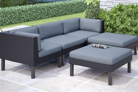 If you extend your indoor decor to the outside, you. Oakland 5-Piece Sofa with Chaise Lounge Patio Set at ...