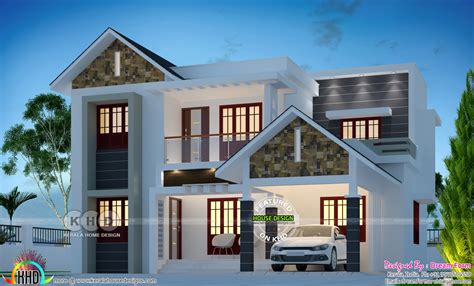 1790 Sq Ft 4 Bhk Modern House Plan Kerala Home Design And Floor Plans