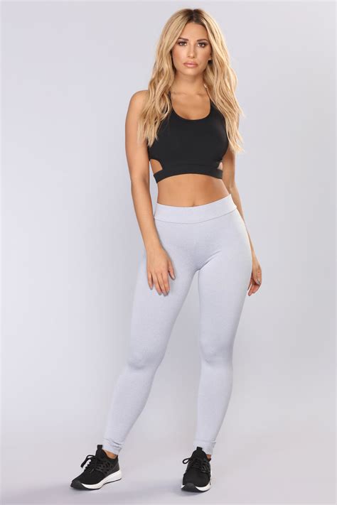 Bounce It Booty Shaping Active Leggings Heather Grey