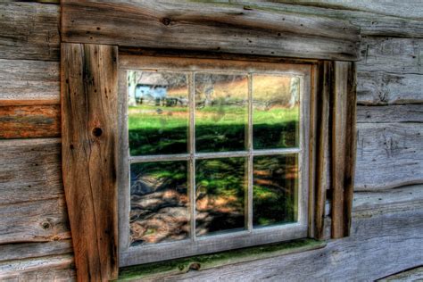 The Cabin Window A Window In An Old Log Cabin At Mabry Mil Flickr