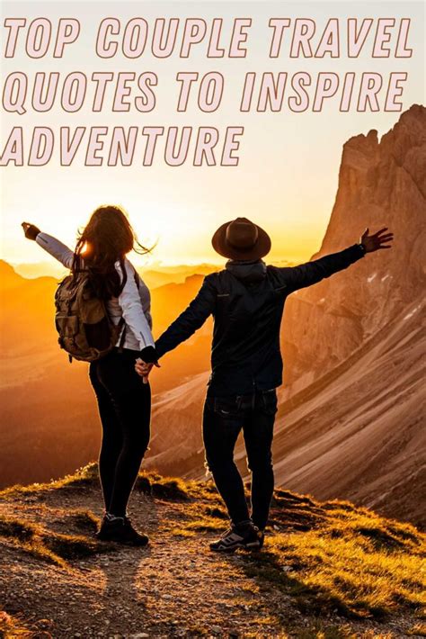 Top Couple Travel Quotes To Inspire Adventure Darling Quote