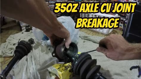 350z Rear Axle Cv Joint Removal Youtube