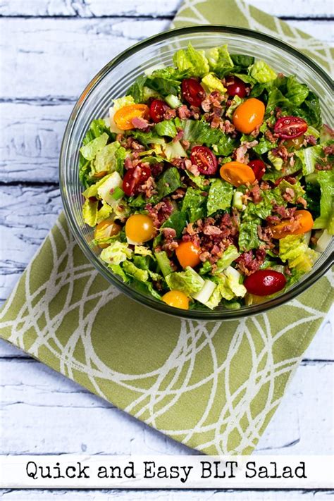 Kalyns Kitchen Quick And Easy Blt Salad
