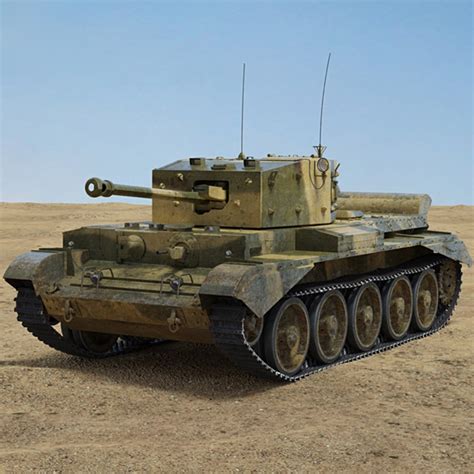 3d Cromwell Tank Model Turbosquid 1354330