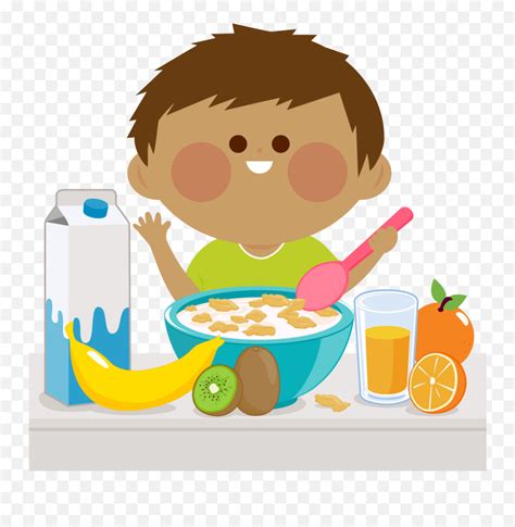 Dinner Clipart Png Svg Royalty Free Stock Eating Lunch Eat Breakfast