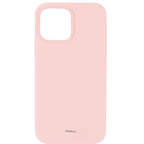 Onsala iPhone Pro Max silikondeksel chalk pink Elkjøp