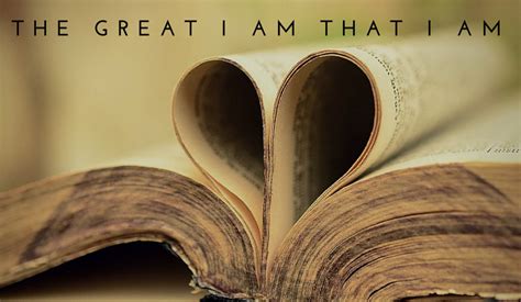 Or where am i from … from?! The Great "I AM THAT I AM" - How Your Words Create Worlds ...