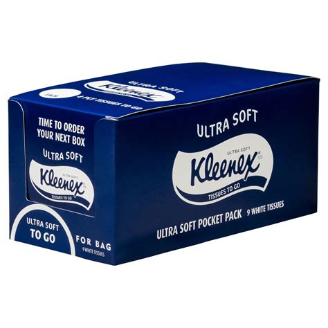 Kleenex 0201 Tissues Personal Pack 4 Ply Pack 8 Carton Of 144 Winc