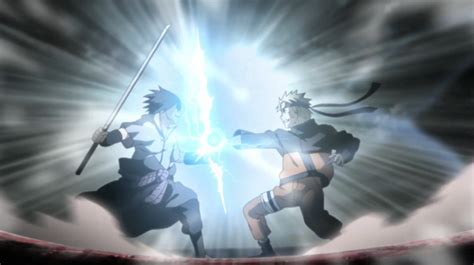 Naruto Rasengan Vs Sasuke Chidori