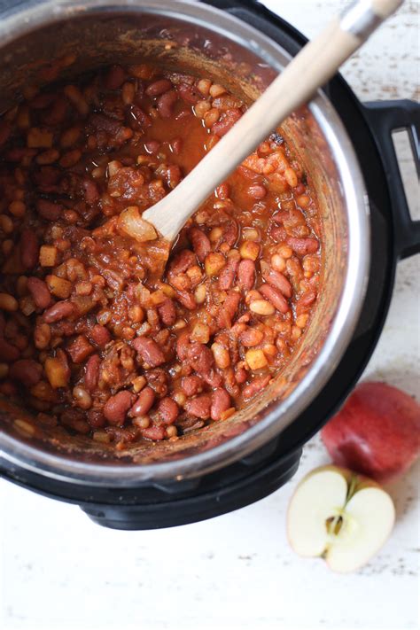 vegan baked beans recipe instant pot recipe no sugar added abbey s kitchen