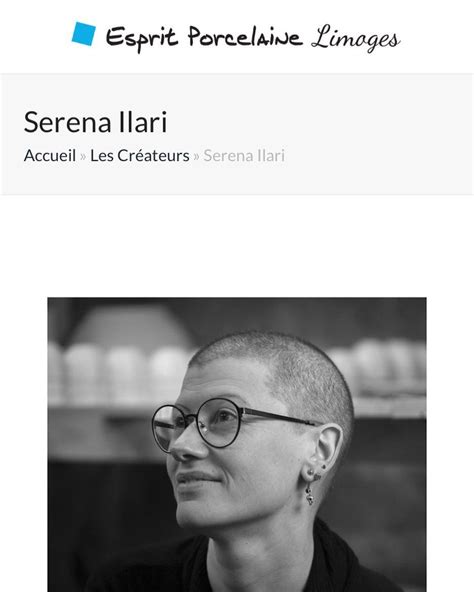 Serena Ilaris Instagram profile post Voilà Ma page chez