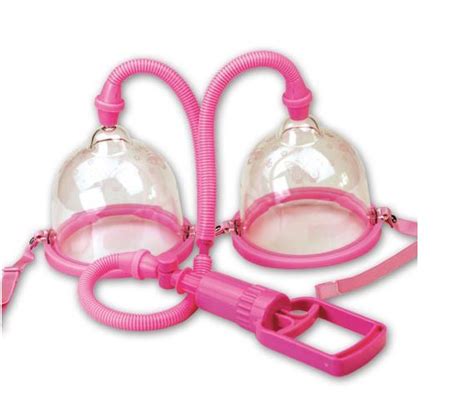 Online Cheap Plastic Manual Vacuum Suction Breast Enlarger Enhancer Breast Pump Dual Cup Bust