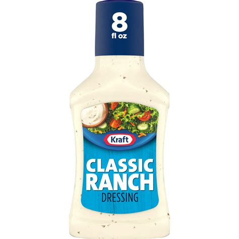 Kraft Classic Ranch Salad Dressing 8 Fl Oz Bottle
