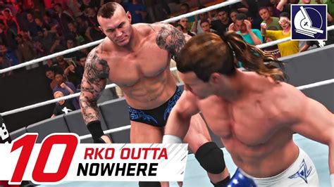 Wwe 2k18 Top 10 Rko Reversals Outta Nowhere Youtube