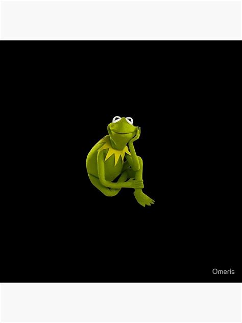 Kermit The Frog Thinking Meme Pin By Omeris Redbubble