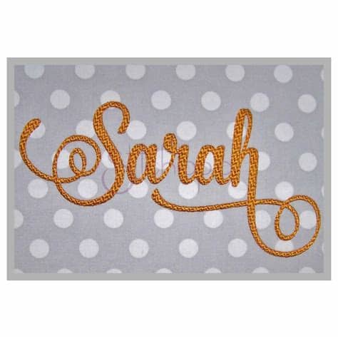 Sarah script font by sarahgm free download. Sarah Embroidery Font #2 - 3.5" 4" 5" 6" 7" | Stitchtopia