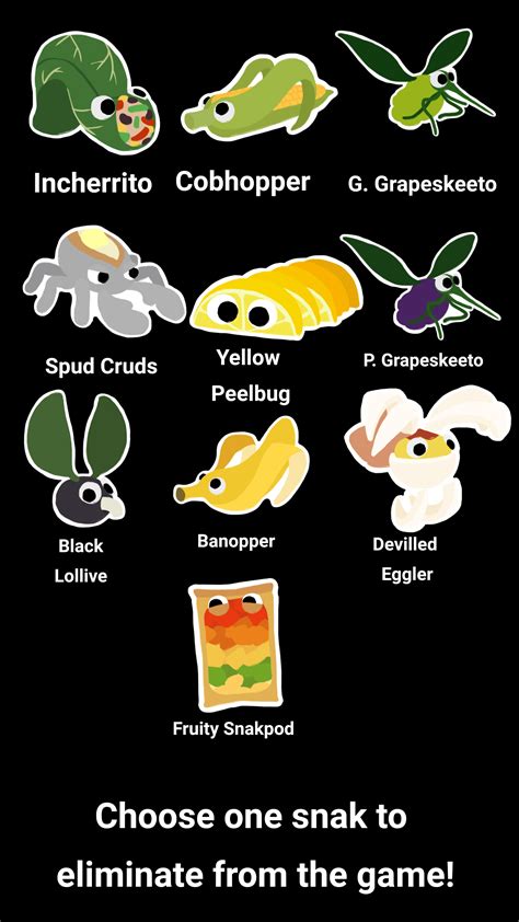 BOTB elimination game! voting ends 8pm PST tomorrow : r/Bugsnax