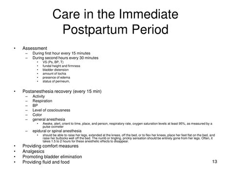 Ppt The Postpartum Period Powerpoint Presentation Free Download Id