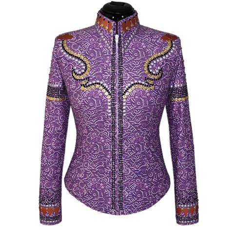 Violet Coral And Gold Show Shirt Xs Lisa Nelle