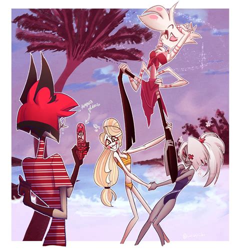 Dashi On Twitter Since Summer Is Ending I Wanted To Get These Out･༓☾ Hazbinhotel H