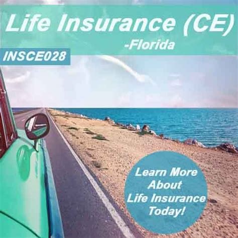 Having adequate insurance is an important part of your overall financial plan. Florida:15 hr All Licenses CE - Overview of the Life ...