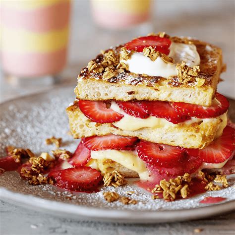 Strawberry Shortcake French Toast For That Special Breakfast Or Brunch