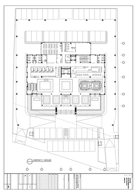 Erha Clinic Surabaya Ground Floor Plan Archnet