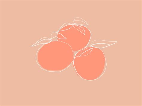 2d Peaches Illustration Peach Aesthetic Peach Wallpaper Peach