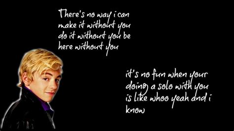 I cant say i do without you box. Ross Lynch - Can't Do it Without You (main title) Lyrics ...