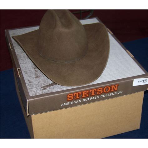 Stetson Brown Cowboy Hat 718 57 In Original Box