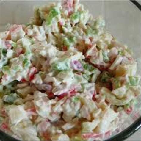 Nigella's fish tacos are excellent, and much easier than you might think. Imitation Crab Salad or Casserole | Recipe (With images ...