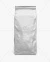 2,5 kg Foil Coffee Bag With Valve Mockup - Front View in Bag & Sack Mockups on Yellow Images ...