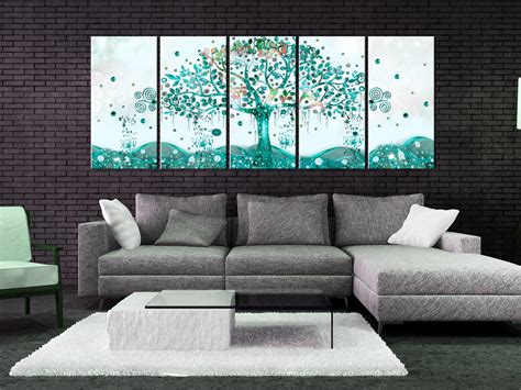 Dabei haben wir für jeder größe und jedes format das passende motiv. Wandbilder xxl Baum des Lebens Klimt Leinwand Bilder ...