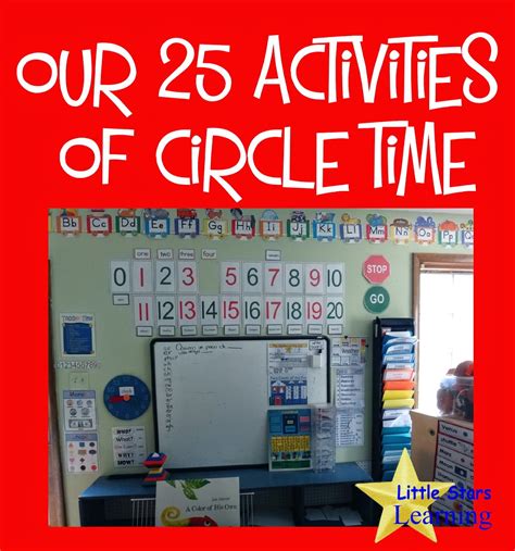 Little Stars Learning Our 25 Activities Of Circle Time Preschool