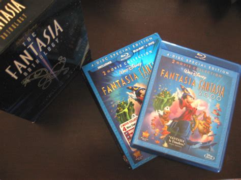 Fantasia Fantasia 2000 Four Disc Special Edition Blu Ray Dvd