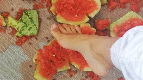 Part Two Watermelon Crush With Barefeet Sweetfeetnz Youtube