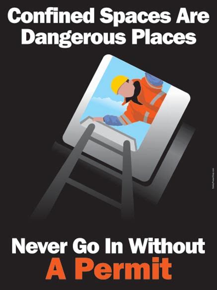 Confined Space Safety Poster Shop