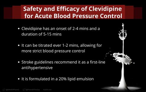 Salim R Rezaie Md On Twitter Safety And Efficacy Of Clevidipine For