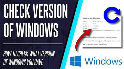 How To Check What Version Of Windows 10 You Have On Pc Youtube