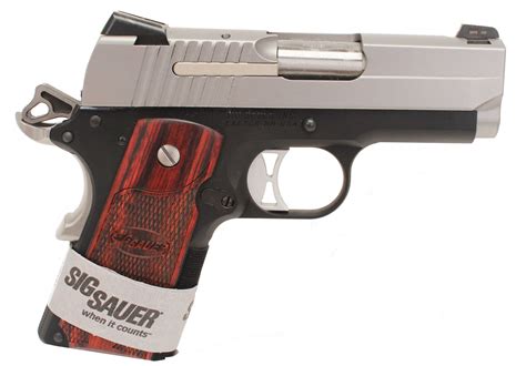 Sig Sauer 1911 Ultra Compact 45 Acp 33 Barrel 7 Round Duotone Semi