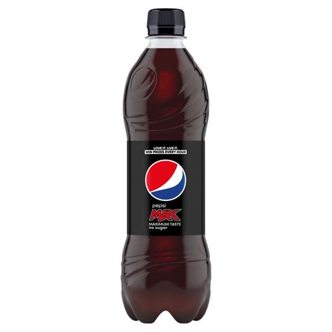 Pepsi («пе́пси») — безалкогольный газированный напиток, производимый американской компанией pepsico. Pepsi Cola Max 500ml | Wilko
