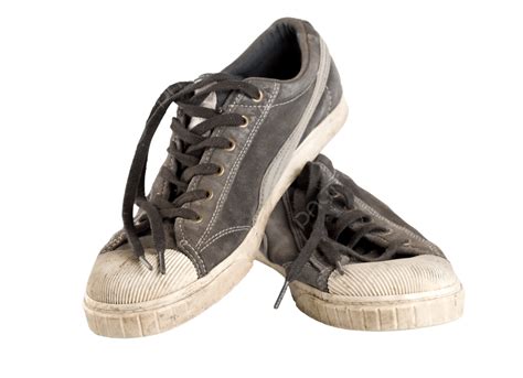 أحذية رياضية قديمة سوداء أحذية رياضية حذاء قماش حذاء Png صورة